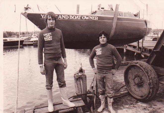 Flashback: RORC member Gavin Howe and Mike Owen in the 1978 Round Britain Race © RORC